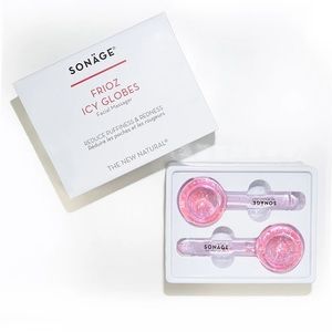 💗SONÄGE Frioz Icy Globes Facial Massager Pink